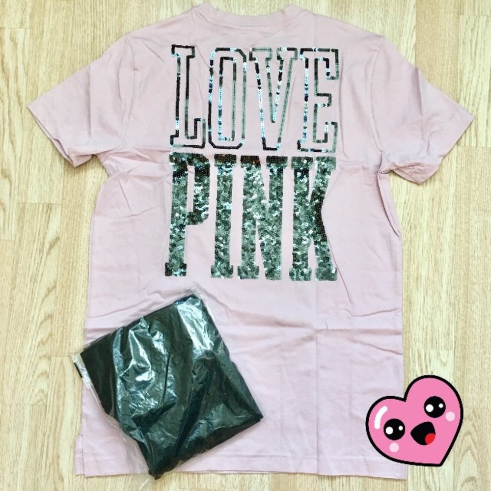 ⭐️Vs PINK Bling XS Campus T Set NWT